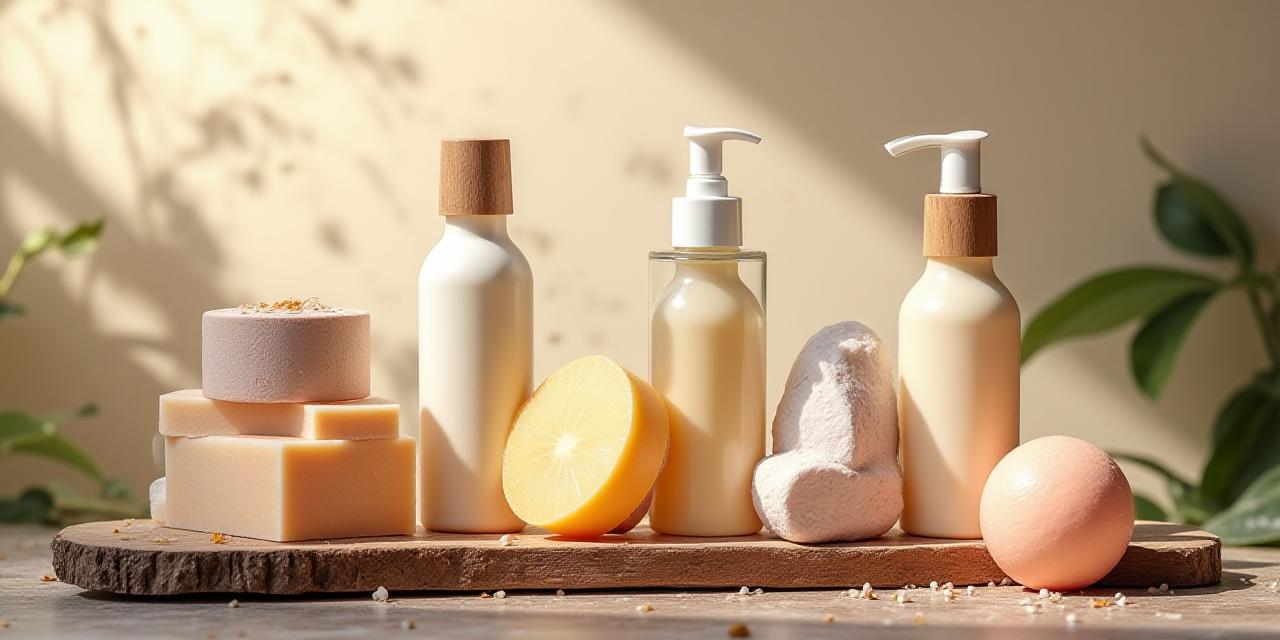 Rozmanitost přírodních kosmetických produktů